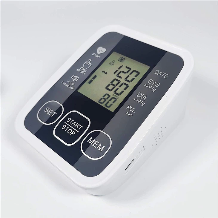 Blood Pressure Monitor With Heart Beat Pulse Meter